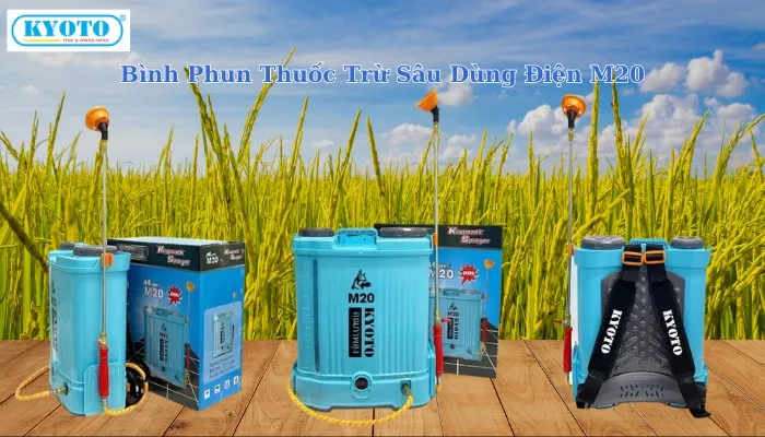 Bình phun thuốc trừ sâu dùng điện M20