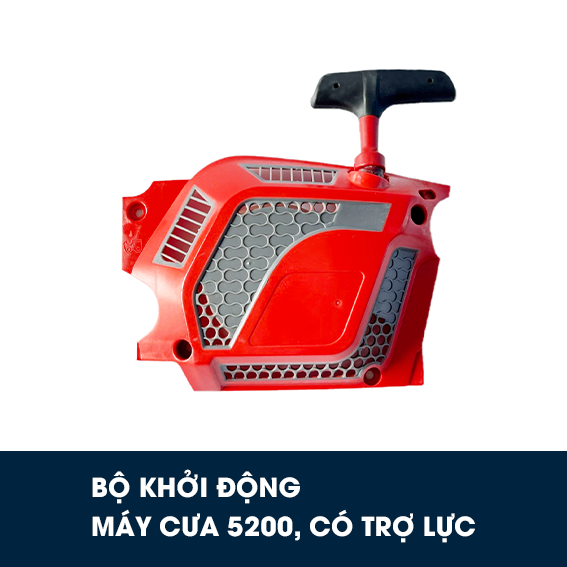 Bộ khởi động máy cưa 5200, có trợ lực