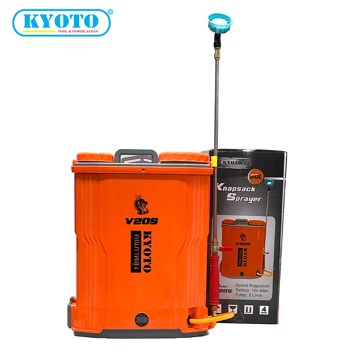 Bình Phun Thuốc Trừ Sâu Dùng Điện V20S(có đảo thuốc)